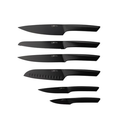 Lot de 6 couteaux de cuisine en inox, NUDE BJORN