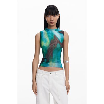 T-shirt en tulle dégradé DESIGUAL