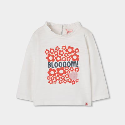T-shirt fille imprimé fleurs BOBOLI