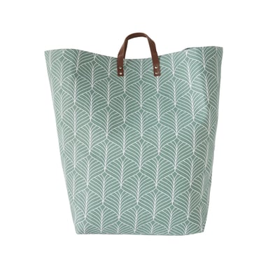 Panier à linge 70L imprimé feuillage YUCCA GUY LEVASSEUR