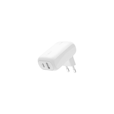 Chargeur secteur USB-C 30W Power Delivery + USB-A 12W BELKIN