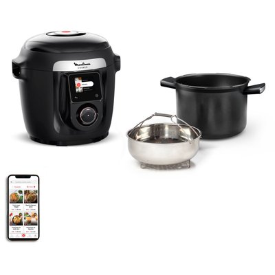 Cookeo CE952810 noir wifi 6 L, 9 modes de cuisson, 150 recettes MOULINEX