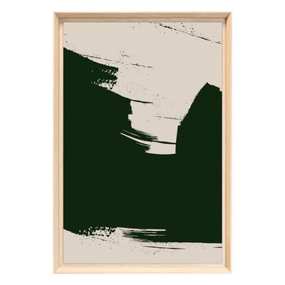 Tableau Mural Encadré Abstraction Noir Intense ABSTRAIT CEANOTHE