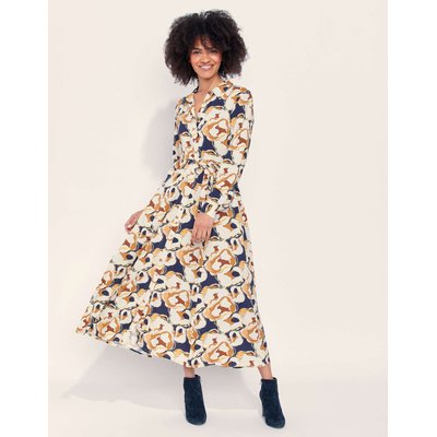Robe chemise longue imprimée ALI LA FIANCÉE