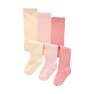 Lot de 3 collants bébé maille VERTBAUDET