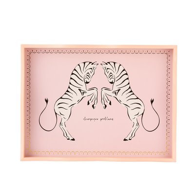 Zebra Rectangular Serving Tray YVONNE ELLEN