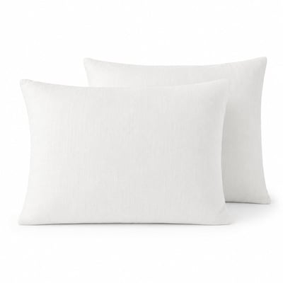 Taie d'oreiller (x2) lin lavé ADELE Made in Europe FEBRONIE