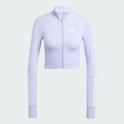 Veste entièrement zippée côtelée Hyperglam adidas Performance