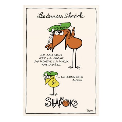 Torchon Shadoks Le bon sens WINKLER