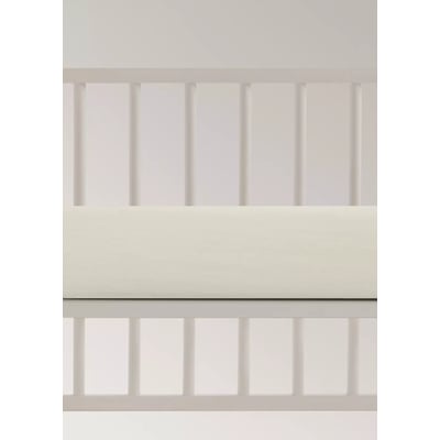 Drap plat berceau en coton lavé double surpiqûre MANGO HOME