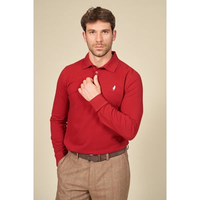 Polo uni manches longues MCS