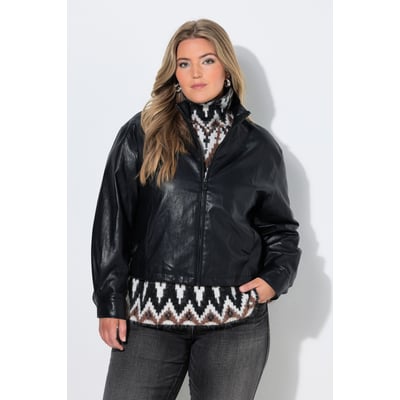 Veste de motard aspect cuir ULLA POPKEN