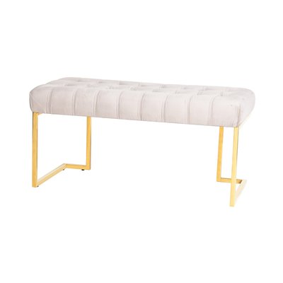 Banc en velours, structure acier, Rarity ARTE ESPINA