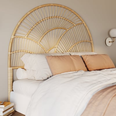 Tête de lit en rotin - SÉLÉNÉ MAISON PAVANE
