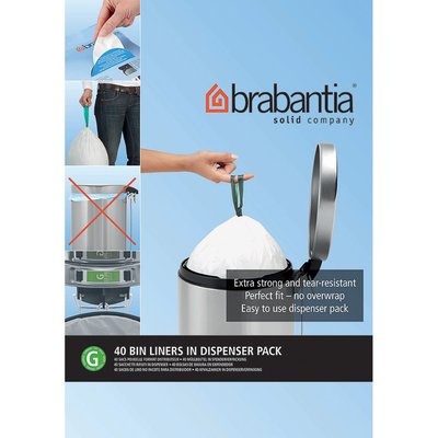 Distributeur 40 sacs poubelles 30 l   Code G BRABANTIA