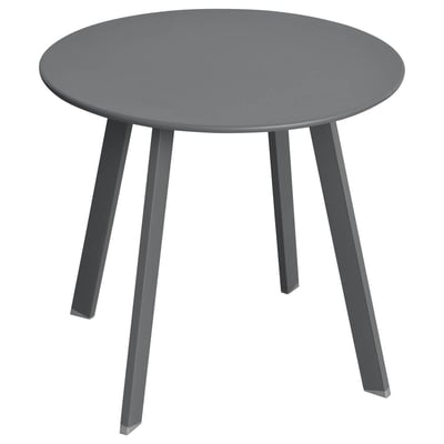 Table d'appoint de jardin ronde en acier pieds évasés SAONA HESPERIDE