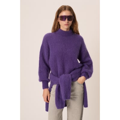 Pullover mit Stehkragen aus Mohair-Mischgewebe, ALEX DES PETITS HAUTS