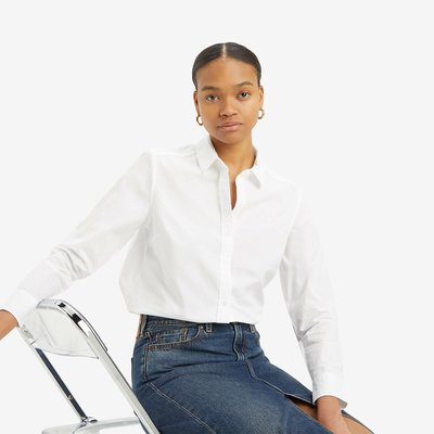 Camisa blanca mujer entallada online