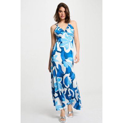 Robe longue droite imprimée MORGAN