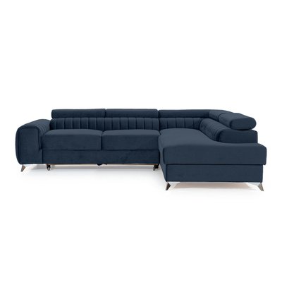 Canapé d'Angle Convertible en Velours 5 places - TALISAY LISA DESIGN