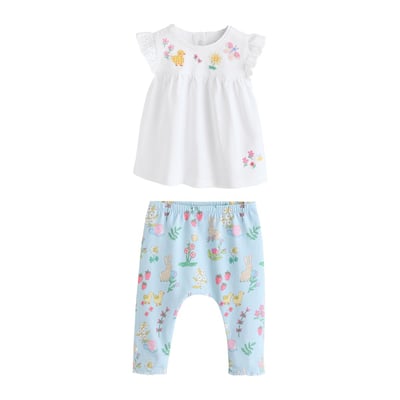 Haut à manches courtes et legging bébé, 2 p NEXT