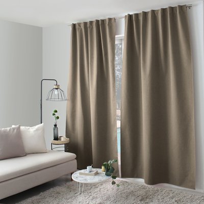 Rideau occultant aspect chambray HOME MAISON