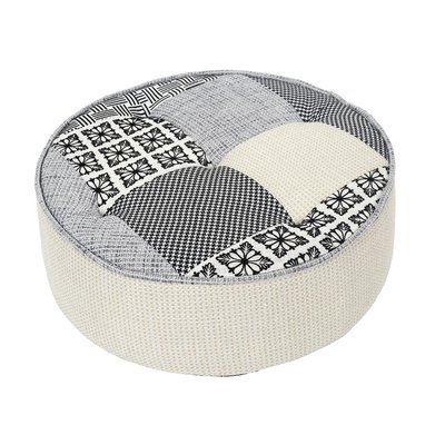 Pouf rond patchwork TOILINUX