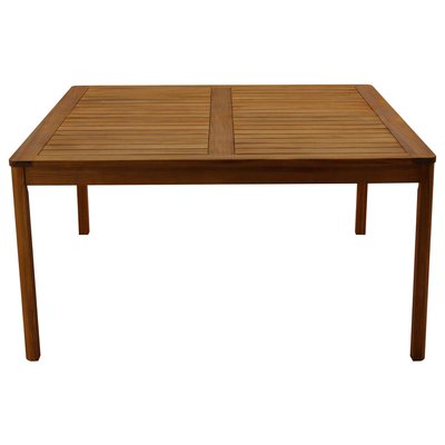 Table de jardin carrée en bois massif L147 cm AKIS MILIBOO
