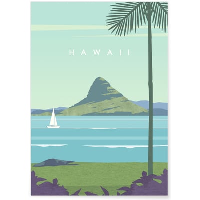 Poster Hawaii L'AFFICHERIE