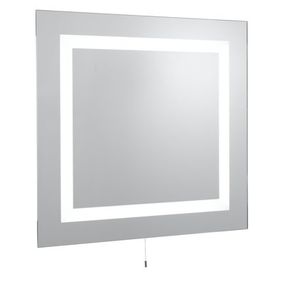 Illuminated LED Square Bathroom Mirror With Demister SO'HOME