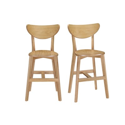 Tabourets de bar scandinaves H65 cm (lot de 2) LEENA MILIBOO