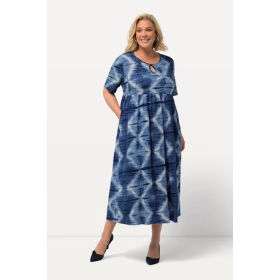 Robe jersey, imprimé batik, col rond ULLA POPKEN