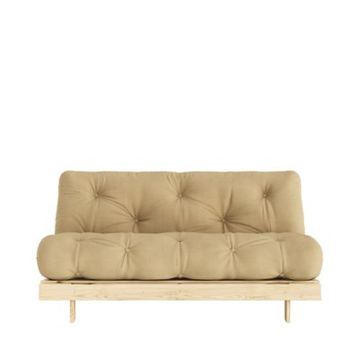 Canapé convertible 160x200cm en bois naturel et tissu- ROOTS KARUP DESIGN