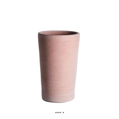 Cuvier Haut contemporain en terre cuite H 51 cm Terre cuite ARTIFICIELLES