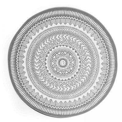 Tapis rond d'extérieur avec motif MANDALA OVIALA