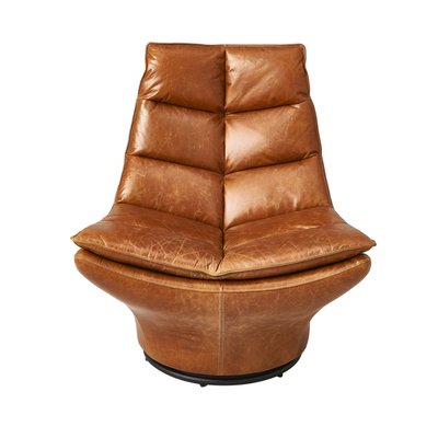 Fauteuil en cuir pivotant L86 cm - ACHILLE SIGNATURE
