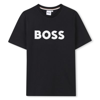T-shirt brodé en coton BOSS KIDSWEAR