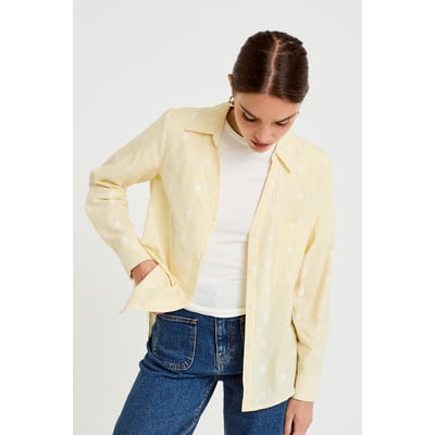 Chemise droite manches longues CACHE CACHE
