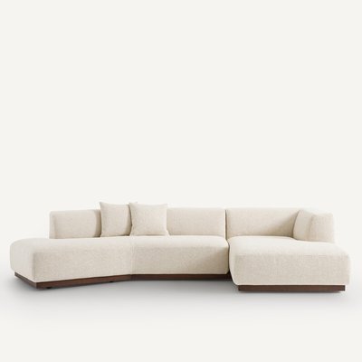 Offenes Ecksofa Jacopo mit Ecke rechts, Bouclé AM.PM
