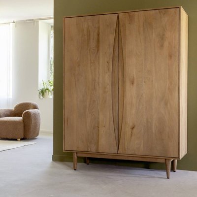 Armoire en bois de manguier  FOLIA MADE IN MEUBLES 