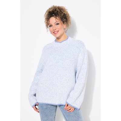 Pull col montant à rayures, manches longues ULLA POPKEN