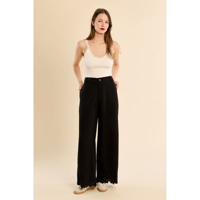 Pantalon droit, en coton MOLLY BRACKEN