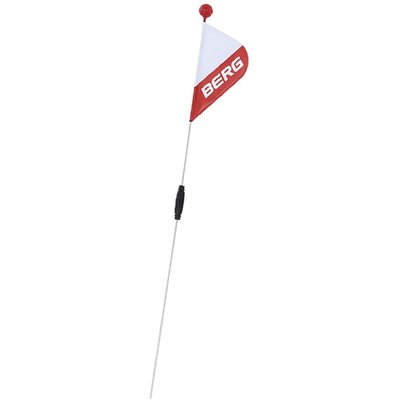 Drapeau de sécurité S/M - Blanc Rouge BERG TOYS
