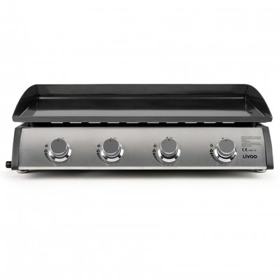 Plancha gaz 4 brûleurs LIVOO