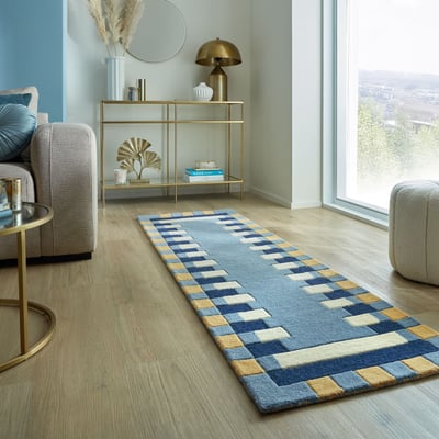 Tapis en laine de couloir KAI FLAIR RUGS