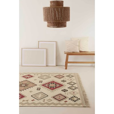 Tapis ethnique tissé main laine et coton ,  BRIONNE WECON HOME