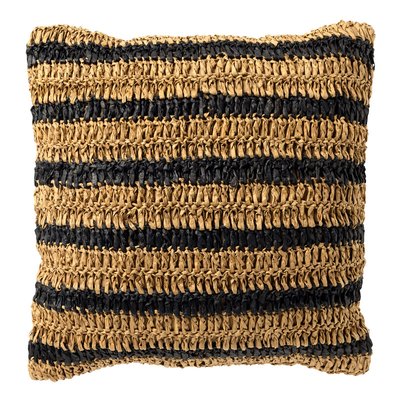 Housse de coussin Antony - Noir, 45x45 cm DUTCH DECOR