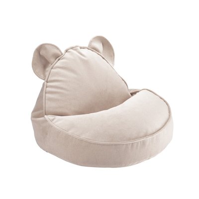 Pouf enfant ourson velours BEAR WIGIWAMA