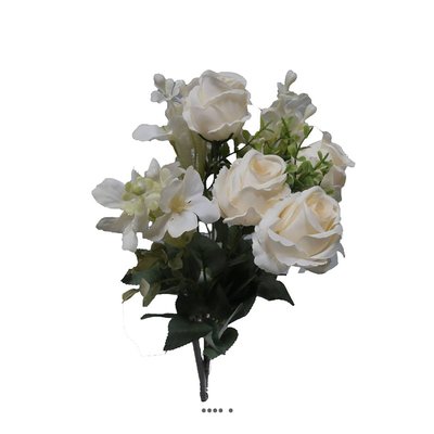 Bouquet de mini fleurs artificielles et roses ARTIFICIELLES