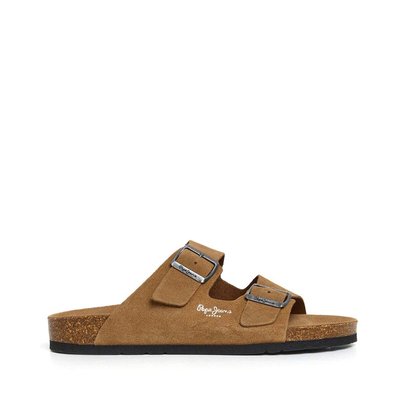 Sandales À Double Boucle En Daim PEPE JEANS